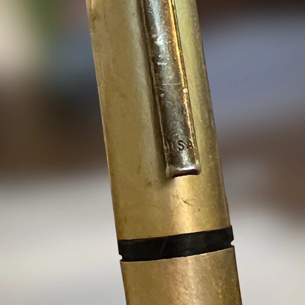 VTG Mark White Governor Texas‎ Pen State Seal Gold Tone Felt Pen Collectible USA